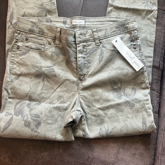 tribal Jeans Pants - Floral Patterned Pants